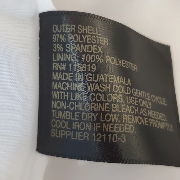 Worthington Textured Crepe White Skort NWT 14 - Picture 6 of 13